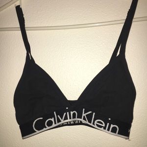 Calvin Klein Logo Bralette